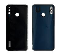 iYAiYO Cubierta Trasera de Cristal con Lente Cámara para Huawei P30 Lite 48MP Pieza de Repuesto de Carcasa Tapa de Batería Trasera con Adhesivo Preinstalado-Negro