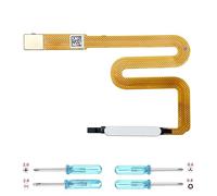 iYAiYO Fingerprint Sensor Cable Flexible para Samsung A03S Lector Huella Flex Cable Sensor de Huellas Digitales Reemplazo incl. Destornilladores-Blanco