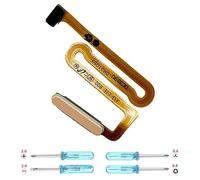 iYAiYO Fingerprint Sensor Cable Flexible para Samsung A13 4G Lector Huella Flex Cable Sensor de Huellas Dactilares Reemplazo incl. Destornilladores-Oro