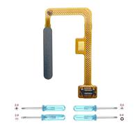 iYAiYO Fingerprint Sensor Cable Flexible para Xiaomi 11 Lite 4/5G M2101K9AG, M2101K9AI Lector Huella Flex Cable Sensor de Huellas Dactilares Reemplazo incl. Destornilladores-Negro