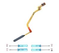 iYAiYO Fingerprint Sensor Cable Flexible para Xiaomi Poco X3/X3 PRO/X3 NFC M2007J20CI Lector Huella Flex Cable Sensor de Huellas Dactilares Reemplazo incl. Destornilladores-Negro