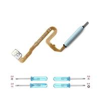 iYAiYO Fingerprint Sensor Cable Flexible para Xiaomi Redmi Note 10 PRO M2101K6G, M2101K6R Lector Huella Flex Cable Sensor de Huellas Digitales Reemplazo incl. Destornilladores-Azul