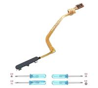 iYAiYO Fingerprint Sensor Cable Flexible para Xiaomi Redmi Note 9S/Redmi Note 9 PRO M2003J6A1G Lector Huella Flex Cable Sensor de Huellas Digitales Reemplazo incl. Destornilladores-Negro