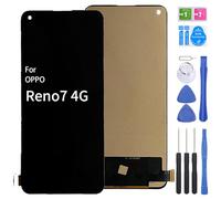 iYAiYO Incell - Pantalla digitalizadora táctil de repuesto compatible con Oppo Reno 7 4G CPH2363, pantalla completa con herramientas, color negro