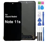 iYAiYO Pantalla Incell Digitalizador Pantalla Táctil Reemplazo Compatible con Xiaomi Redmi Note 11S 2201117SG, 2201117SI, 2201117SY, 2201117SL Pantalla Completa con Herramientas-Negro