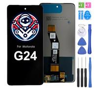 iYAiYO Pantalla LCD Digitalizador Pantalla Táctil Recambio Compatible con Motorola Moto G24 XT2423-2/3, XT2425-2 Pantalla Completa con Herramientas -Negro