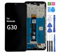 iYAiYO Pantalla LCD Digitalizador Pantalla Táctil Reemplazo Compatible con Motorola G30 XT2129-2 Pantalla Completa con Marco-Negro