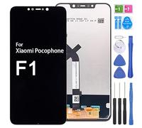 iYAiYO Pantalla LCD Digitalizador Pantalla Táctil Reemplazo Compatible con Xiaomi Pocophone F1 M1805E10A Pantalla Completa con Herramientas-Negro