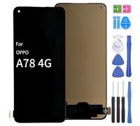 iYAiYO Pantalla LCD Digitalizador Pantalla Táctil Repuesto Compatible con Oppo A78 4G CPH2565 Incell Pantalla Completa con Herramientas - Negro