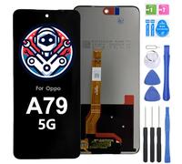 iYAiYO Pantalla LCD Digitalizador Pantalla Táctil Repuesto Compatible con Oppo A79 5G CPH2553 Pantalla Completa con Herramientas - Negro