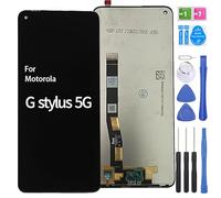 iYAiYO Pantalla LCD Pantalla Digitalizador Pantalla Táctil Reemplazo Compatible con Motorola G Stylus 5G XT2131, XT2131DL, XT2131-1, XT2131-3, XT2131-4 Pantalla Completa con Herramientas-Negro