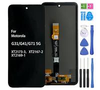iYAiYO Pantalla LCD Pantalla Digitalizador Pantalla Táctil Reemplazo Compatible con Motorola G31 / G41 / G71 5G XT2173-3,XT2167-2,XT2169-1 Incell Pantalla Completa con Herramientas-Negro
