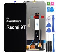 iYAiYO Pantalla LCD Pantalla Digitalizador Pantalla Táctil Reemplazo Compatible con Xiaomi Redmi 9T M2010J19SG, M2010J19SY Pantalla Completa con Herramientas - Negro
