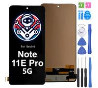 iYAiYO Pantalla LCD Pantalla Digitalizador Pantalla Táctil Reemplazo Compatible con Xiaomi Redmi Note 11E Pro 5G 2201116SC Pantalla Completa Incell con Herramientas - Negro