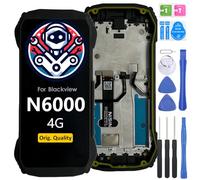 iYAiYO Pantalla LCD Táctil Repuesto Compatible con Blackview N6000 Original con Marco Reparación Pantalla Display Completa Digitalizador De Reemplazo con Herramientas