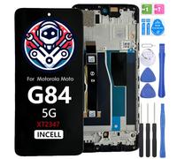 iYAiYO Pantalla LCD Táctil Repuesto Compatible con Motorola Moto G84 incell con Marco Reparación Pantalla Display Completa Digitalizador De Reemplazo con Herramientas