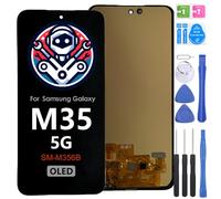 iYAiYO Pantalla LCD Táctil Repuesto Compatible con Samsung Galaxy M35 SM-M356B OLED Reparación Pantalla Display Completa Digitalizador De Reemplazo con Herramientas