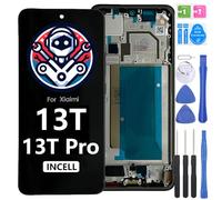 iYAiYO Pantalla LCD Táctil Repuesto Compatible con Xiaomi 13T incell con Marco Reparación Pantalla Display Completa Digitalizador De Reemplazo con Herramientas