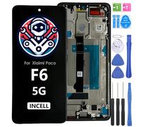 iYAiYO Pantalla LCD Táctil Repuesto Compatible con Xiaomi Poco F6 incell con Marco Reparación Pantalla Display Completa Digitalizador De Reemplazo con Herramientas