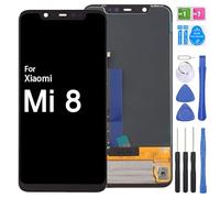 iYAiYO Pantalla OLED Digitalizador Pantalla Táctil Reemplazo Compatible con Xiaomi Mi 8 M1803E1A Pantalla Completa con Herramientas-Negro