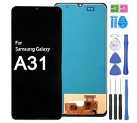 iYAiYO Pantalla táctil Incell digitalizador de repuesto compatible con Samsung A31 SM-A315F, SM-A315F/DS, SM-A315G/DS, SM-A315G, SM-A315N, pantalla completa con herramientas, color negro