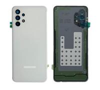 iYAiYO Tapa de batería trasera con lente de cámara para Samsung A32 5G Parte de repuesto de la carcasa tapa trasera con adhesivo preinstalado-blanco