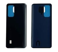 iYAiYO Tapa trasera cristal para Xiaomi 10T PRO 5G M2007J3SG, M2007J3SP, M2007J3SI, M2007J17C Parte de repuesto de la carcasa tapa de batería trasera con adhesivo preinstalado-negro