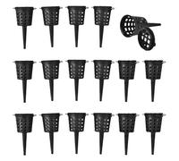 Iyalezirk 100 Cestas de para Fertilizantes, Macetas de Vivero para Jardín, Acuario Portátil con Tapa, Vasos de Nutrición para Plantar.