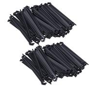 Iyalezirk 100Pcs En Forma de C JardíN 4 / 7mm Soporte de Tubería de Riego Por Varilla Fija del Soporte Riego Por Accesorios de Riego