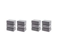 Iyalezirk 12 Piezas Parrilla de Barbacoa Bloque de Ladrillo Limpio Piedra de Limpieza para Barbacoa Rejillas de Barbacoa Manchas Limpiador de Grasa Gadgets Utensilios de Cocina para Barbacoa