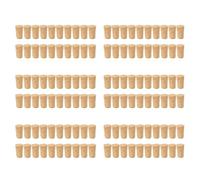 Iyalezirk 120 unids/Tapón de Madera Natural Tapón de Vino Tapón de Botella de Madera Tipo de Cono Botella de Vino Tapones de Corcho Tapón de Sellado Tapón de Botella de Cerveza