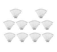 Iyalezirk 150 Piezas de Palillos de Cóctel, Palillos de de Acero Inoxidable Reutilizables de 4 Pulgadas Palillos de Cóctel para Aperitivos de Aceitunas Sándwich