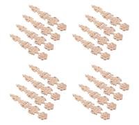 Iyalezirk 16 Piezas de Apliques de Madera Tallada Calcomanía Redonda Retro Tallada en Madera Muebles Sin Pintar Armario Decoración de Pared Artesanías