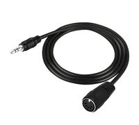 Iyalezirk 2 adaptadores MIDI a 3,5 mm 14" hembra MIDI a TRS 3,5 mm de descomposición, convertidor de audio para teclados sintetizadores 0,5 m