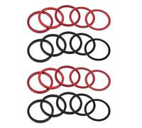 Iyalezirk 20 Piezas Bicicleta 7 8 9 10 11 Velocidades Cassette Espaciadores de Cubo de Volante 1 mm 1,5 mm 2 mm 2,5 mm 3 mm Arandela de Manivela (Negro, Rojo)