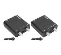 Iyalezirk 2X Adaptador Modulador Compatible, Convertidor Coaxial Modulator, Interfaz Multimedia HD Un Modulador NTSC