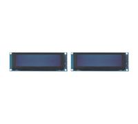 Iyalezirk 2X Pantalla OLED 3,12 Pulgadas 256X64 25664 Puntos Pantalla de MóDulo LCD GráFico Pantalla LCM Controlador SSD1322 Admite SPI (Amarillo)