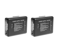 Iyalezirk 2X PC 20 24 Pin Comprobador de Fuente de Alimentación LED para PSU ATX HDD Medidor de Medición 12V 5V 3.3V