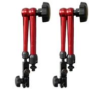 Iyalezirk 2X Soporte de Medidor Universal Flexible de Alta Precisión Base Magnética Universal Ajustable Herramienta de Indicador de Prueba de 300 mm