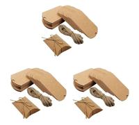 Iyalezirk 300 Cajas Tipo Almohada de Papel, Cajas de Dulces con Cordel, Cajas de Embalaje para Regalos de Boda de Navidad y Halloween