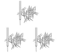 Iyalezirk 300 Piezas de Clavo Sin Costura de Hilo de Rodapié de Doble Cabeza, Línea de Rodapié Sin Marcas de Clavo, Clavo Sin Costura con Herramienta de de Clavo