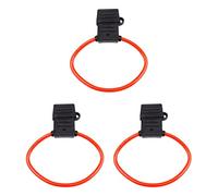 Iyalezirk 3X 8AWG Gauge MAXI Blade Holder in 12-24V Volt Impermeable + Fusible 40A