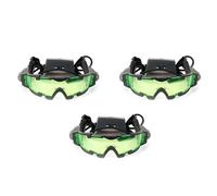 Iyalezirk 3X Gafas de Vision con LED de Manera de Tiron hacia Fuera para Actividades Nocturnas, Especialmente para Juegos Infantiles