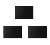 Iyalezirk 3X Guitarra Bajo Pickguard Sheet Scratch Plate Material En 1 Capa Negro 43 x 29 cm