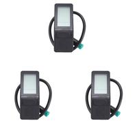 Iyalezirk 3X Pantalla de Bicicletas EléCtricas 24V/36V/48V KT LCD4 Mini Pantalla Juegos de Controlador de Bicicleta una Prueba de Agua para KT Controlador