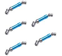 Iyalezirk 5Pcs Eje Trasero Central de Metal Eje de TransmisióN CVD para 1:12 12428 12423 RC Coche Curso Corto Desert Off-Road Azul