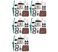 Iyalezirk 5X Carburador para Fs55 Fs55R Fs38 Fs45 Fs46 Km55 Hl45 Fs45L Fs45C Fs46C Fs55C Fs55Rc Recortadora de Hilo Devorador de Hierba