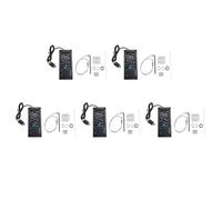 Iyalezirk 5X EQ-505 Guitarra SillíN 3 Bandas EQ Ecualizador de Preamplificador de Guitarra AcúStica Izquierd Aecualizador Piezoeléctrico