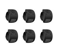 Iyalezirk 6X Mini Digital LCD Anillo de Dedo Electrónico Contador de Mano Contador de Cuentas Recargables de 6 Dígitos Clicker-Negro