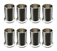 Iyalezirk 8 soportes para nueces de acero inoxidable, dispensador de pajita de mostrador, organizador de cuchara, tenedores, palillos de almacenamiento